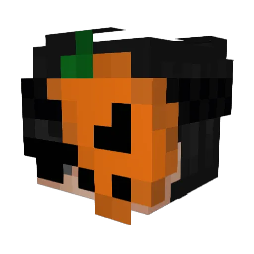 TeKasch Minecraft avatar head, 3D render