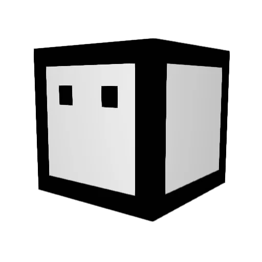 Te_FuIR_ Minecraft avatar head, 3D render