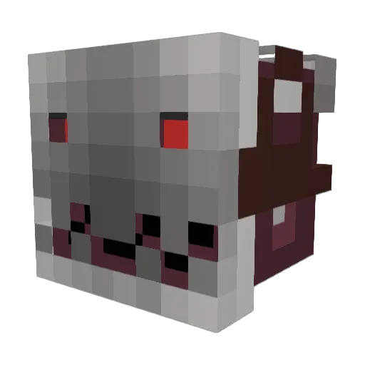 Te_ra Minecraft avatar head, 3D render