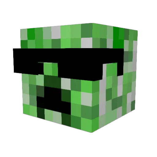Tea319 Minecraft avatar head, 3D render