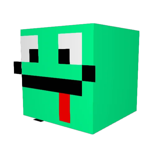 TeaAndBuns Minecraft avatar head, 3D render