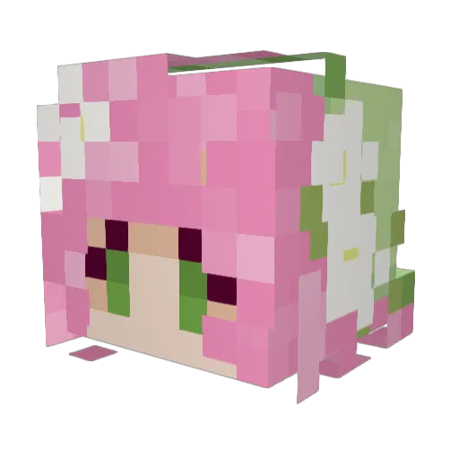 TeaConjuror Minecraft avatar head, 3D render