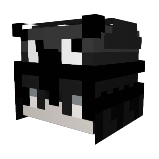 TeaJJun Minecraft avatar head, 3D render