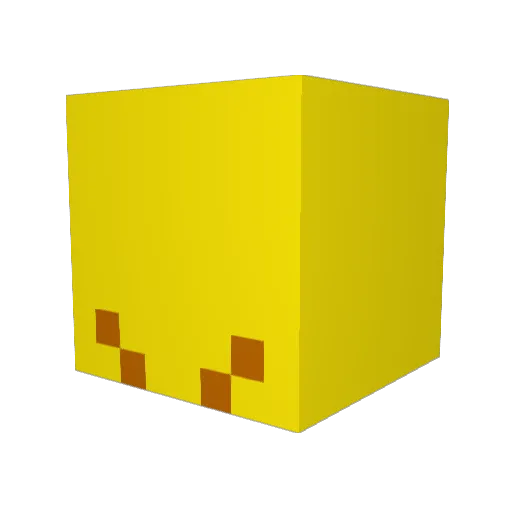 TeaLex Minecraft avatar head, 3D render
