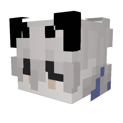 TeaNip Minecraft avatar head, 3D render