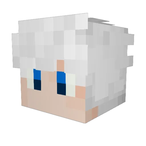 TeaScribbs Minecraft avatar head, 3D render