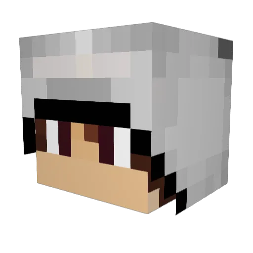TeaSkrt Minecraft avatar head, 3D render