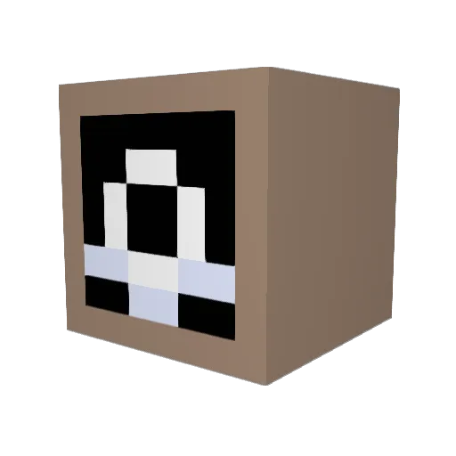 TeaSmil Minecraft avatar head, 3D render