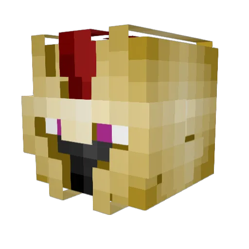 Tea_Grim_Reaper Minecraft avatar head, 3D render