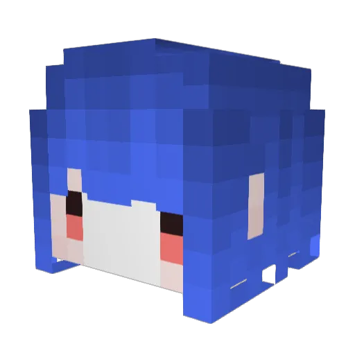 Teacup124 Minecraft avatar head, 3D render