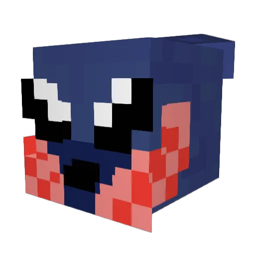 Teags_FTW Minecraft avatar head, 3D render