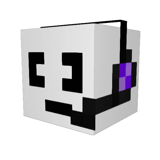 TeakFire1985 Minecraft avatar head, 3D render