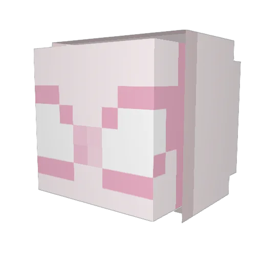 Teakkish Minecraft avatar head, 3D render