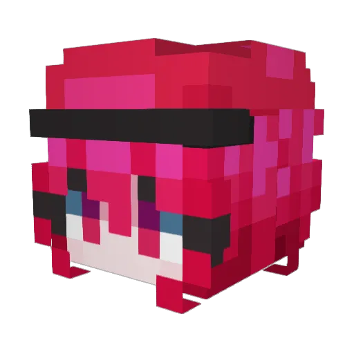 TealTundra Minecraft avatar head, 3D render