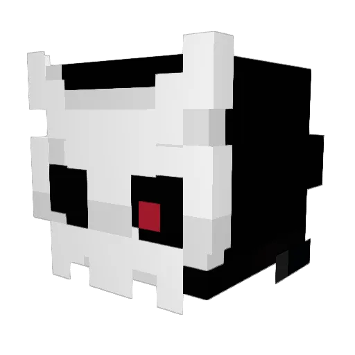 Team950 Minecraft avatar head, 3D render
