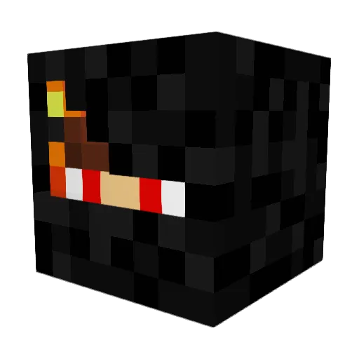 TeamArab101 Minecraft avatar head, 3D render