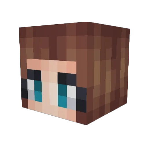 TeamGobelin Minecraft avatar head, 3D render