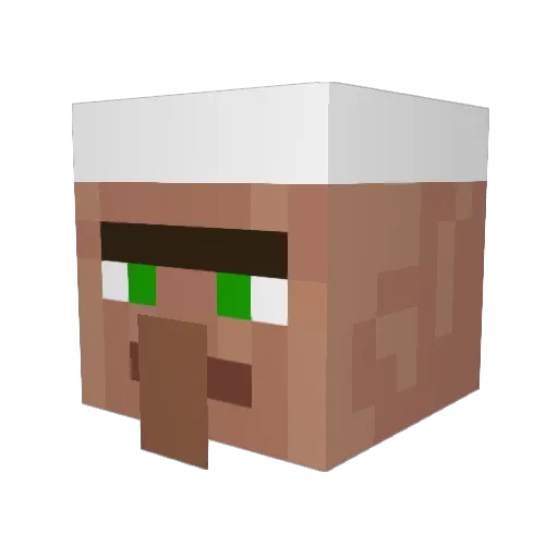 TeamKandO Minecraft avatar head, 3D render
