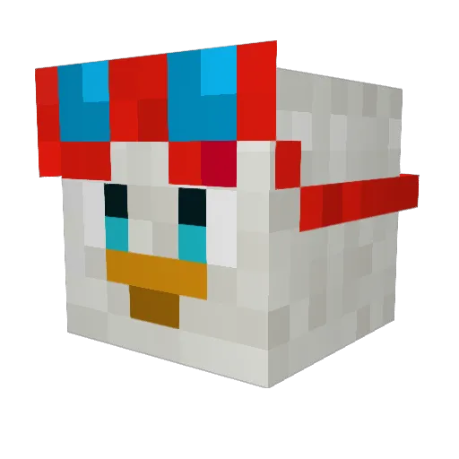 TeamReint Minecraft avatar head, 3D render