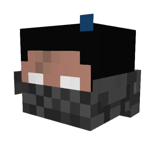 TeamSoloMid55 Minecraft avatar head, 3D render