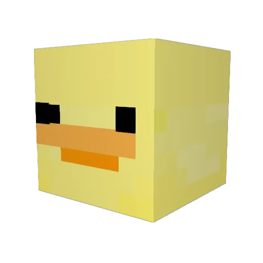 Teamsloane_ Minecraft avatar head, 3D render