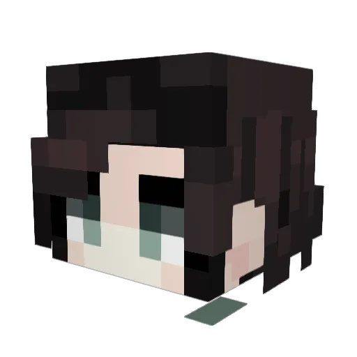 Teapot5 Minecraft avatar head, 3D render