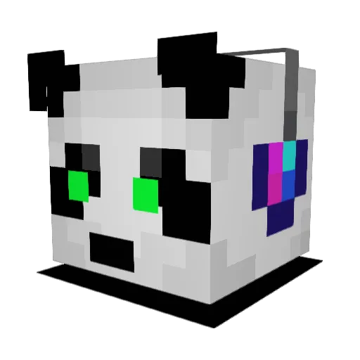 TearSoakedPillow Minecraft avatar head, 3D render
