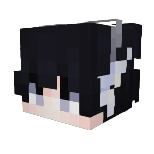 Tear_S Minecraft avatar head, 3D render