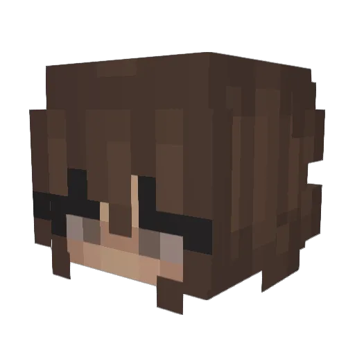 TearsOfJoy Minecraft avatar head, 3D render