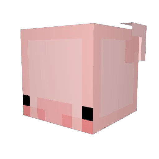 Tease_ya Minecraft avatar head, 3D render