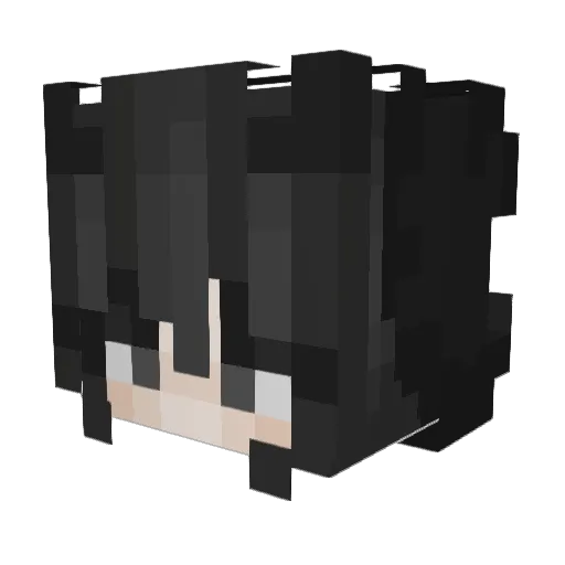 Teayeon Minecraft avatar head, 3D render