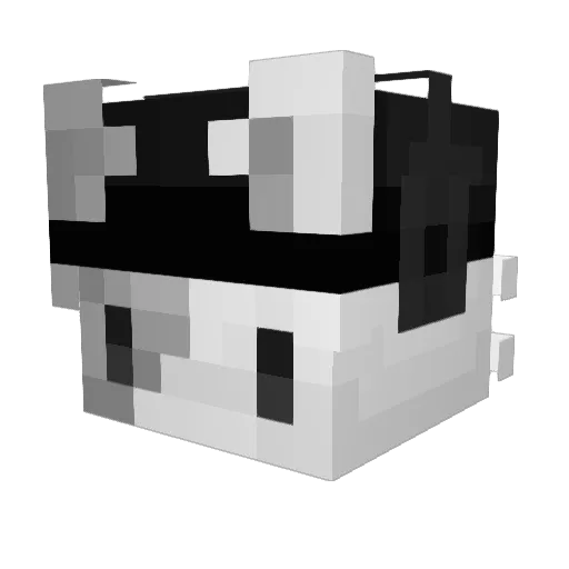 Teban19 Minecraft avatar head, 3D render