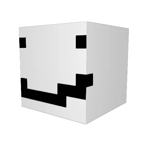 TecBoii Minecraft avatar head, 3D render