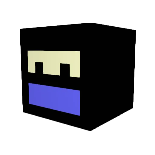 Tecashi Minecraft avatar head, 3D render
