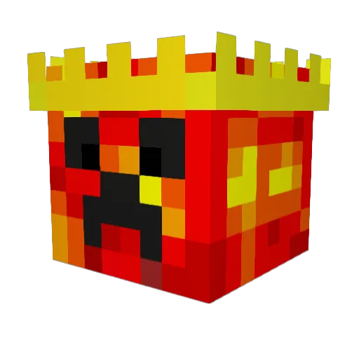 Tech19 Minecraft avatar head, 3D render