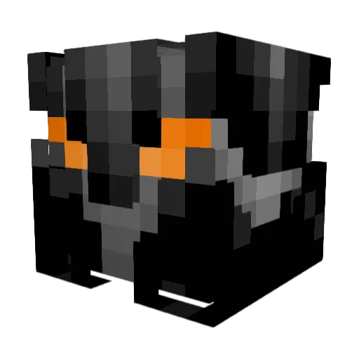 Tech69 Minecraft avatar head, 3D render