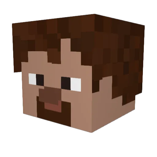 TechGremlin Minecraft avatar head, 3D render