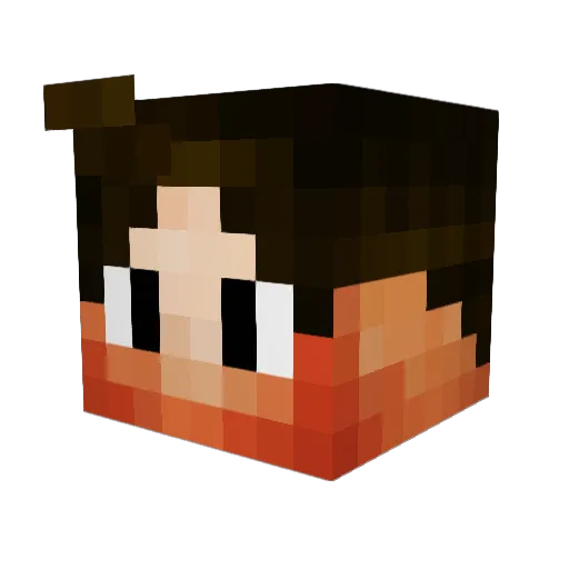 TechJeeper Minecraft avatar head, 3D render