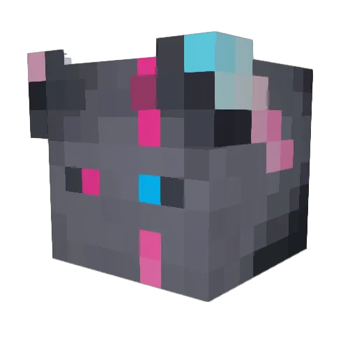 Tech_202 Minecraft avatar head, 3D render