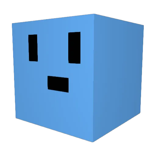 Techalec Minecraft avatar head, 3D render