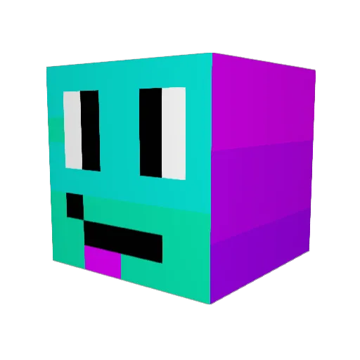 Techdude312 Minecraft avatar head, 3D render