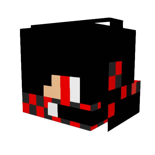 Techies101 Minecraft avatar head, 3D render