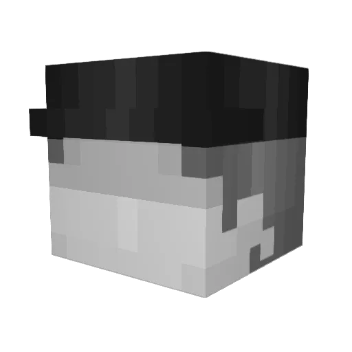 TechnicalHost Minecraft avatar head, 3D render