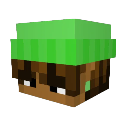 Technically_Toby Minecraft avatar head, 3D render