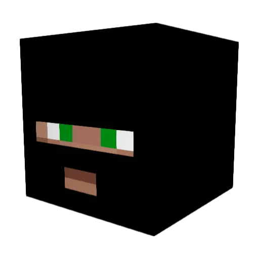TechnoChicken162 Minecraft avatar head, 3D render