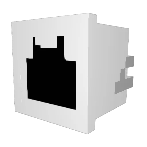 TechnoDaGamer Minecraft avatar head, 3D render