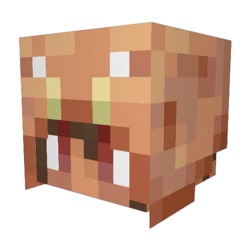 TechnoMasochlst Minecraft avatar head, 3D render
