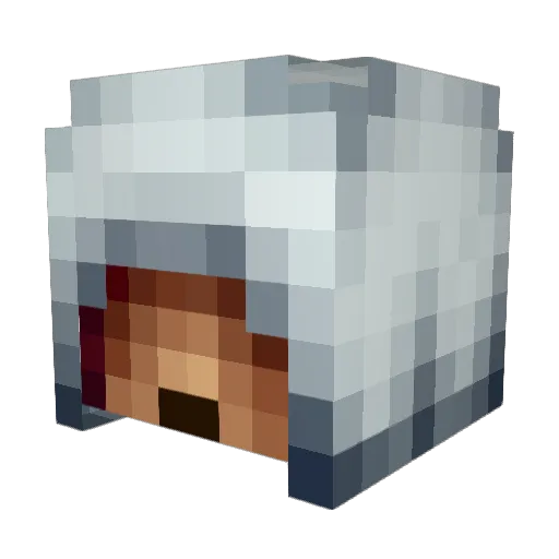 TechnoTorch17 Minecraft avatar head, 3D render