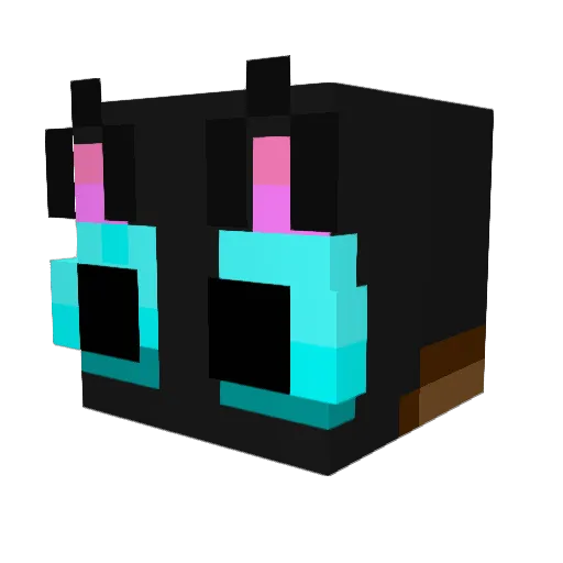 TechnoWolf009 Minecraft avatar head, 3D render