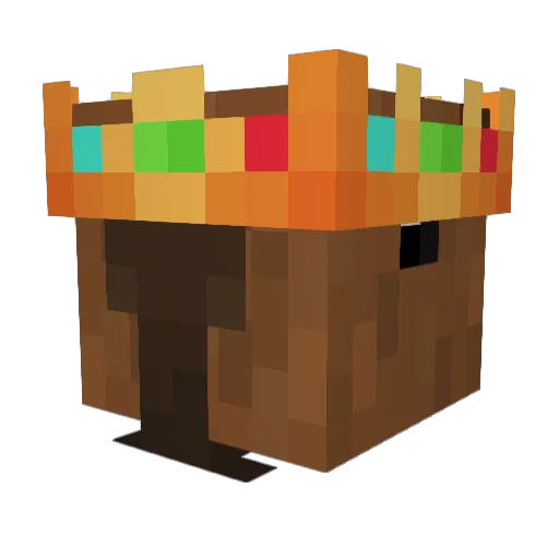 Techno_Axe Minecraft avatar head, 3D render